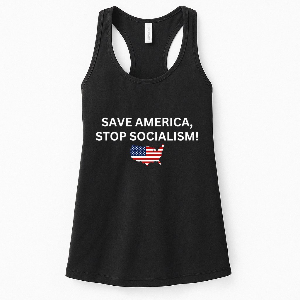 Save America Stop Socialism Womens Tank Top
