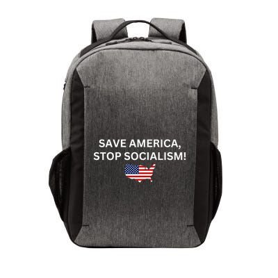 Save America Stop Socialism Vector Backpack
