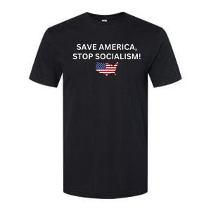 Save America Stop Socialism Softstyle CVC T-Shirt