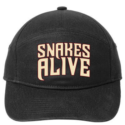 Snakes Alive 7-Panel Snapback Hat