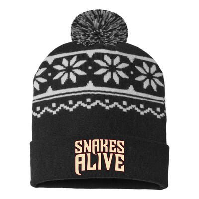 Snakes Alive USA-Made Snowflake Beanie