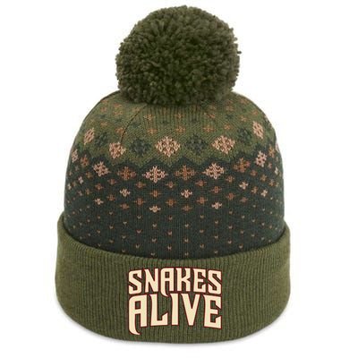 Snakes Alive The Baniff Cuffed Pom Beanie