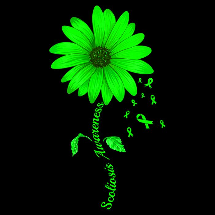 Scoliosis Awareness Sunflower Gift Backpack
