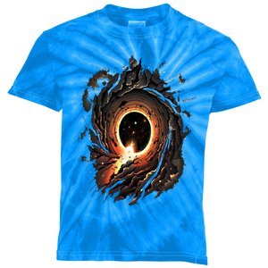 Space Astronaut Surfing Astronomy Space Surfer Gift Kids Tie-Dye T-Shirt