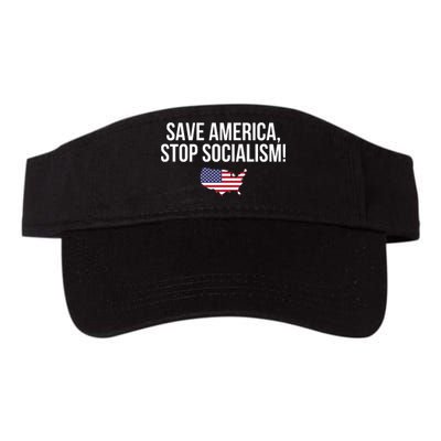 Save America Stop Socialism Valucap Bio-Washed Visor