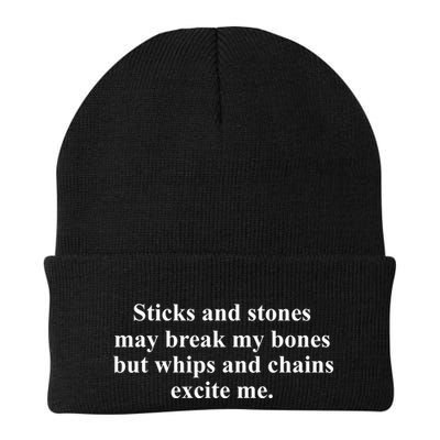Sticks And Stones May Break My Bones Beanie