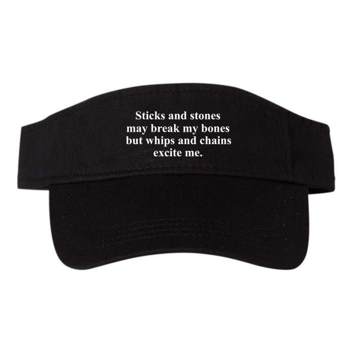 Sticks And Stones May Break My Bones Visor
