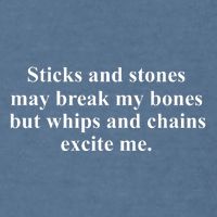 Sticks And Stones May Break My Bones Garment-Dyed Sweatshirt