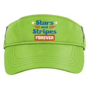 Stars And Stripes Forever Patriotic Holiday Adult Drive Performance Visor