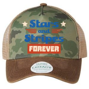 Stars And Stripes Forever Patriotic Holiday Legacy Tie Dye Trucker Hat