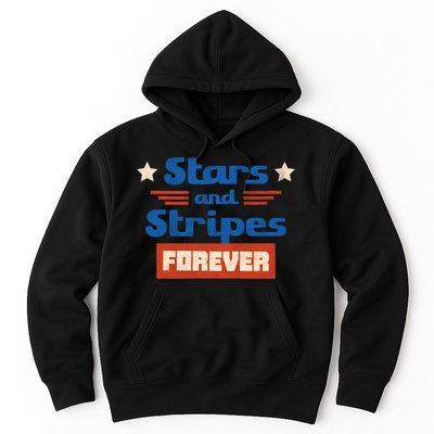 Stars And Stripes Forever Patriotic Holiday Hoodie