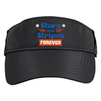 Stars And Stripes Forever Patriotic Holiday Adult Drive Performance Visor
