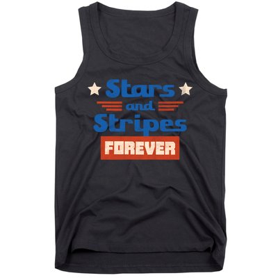 Stars And Stripes Forever Patriotic Holiday Tank Top