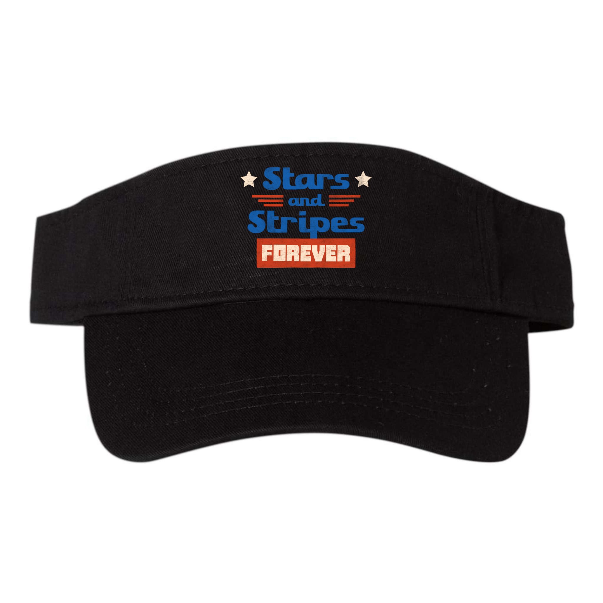 Stars And Stripes Forever Patriotic Holiday Visor
