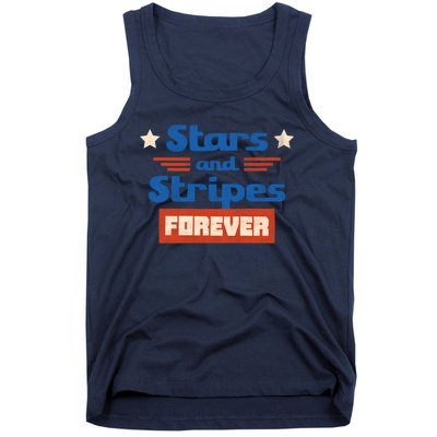 Stars And Stripes Forever Patriotic Holiday Tank Top