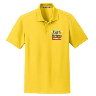 Stars And Stripes Forever Patriotic Holiday Dry Zone Grid Polo