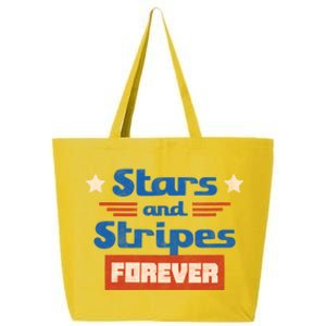 Stars And Stripes Forever Patriotic Holiday 25L Jumbo Tote