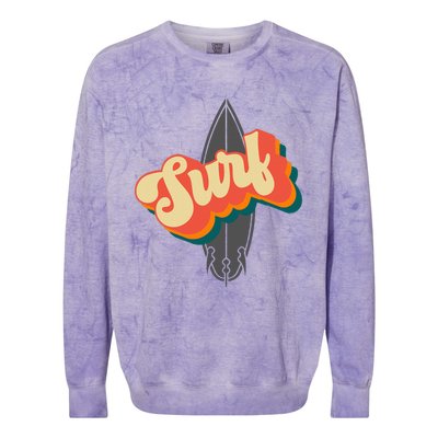 Surfing Apparel Surfer Surf Colorblast Crewneck Sweatshirt