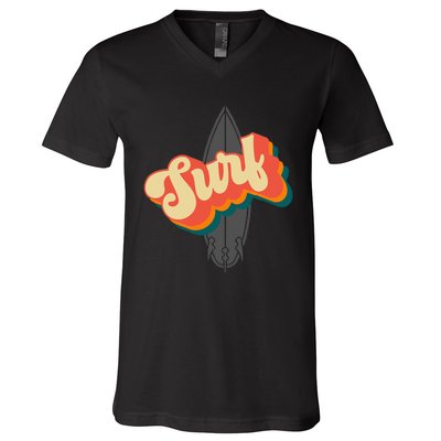 Surfing Apparel Surfer Surf V-Neck T-Shirt