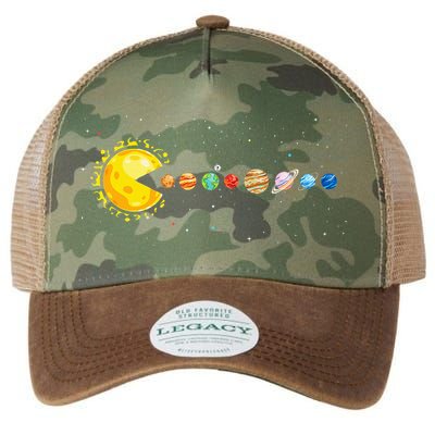Space Astronomer Science Astronaut Sun Eat Planet Video Game Legacy Tie Dye Trucker Hat