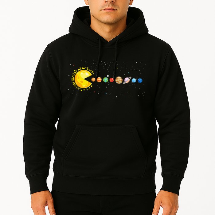 Space Astronomer Science Astronaut Sun Eat Planet Video Game Hoodie