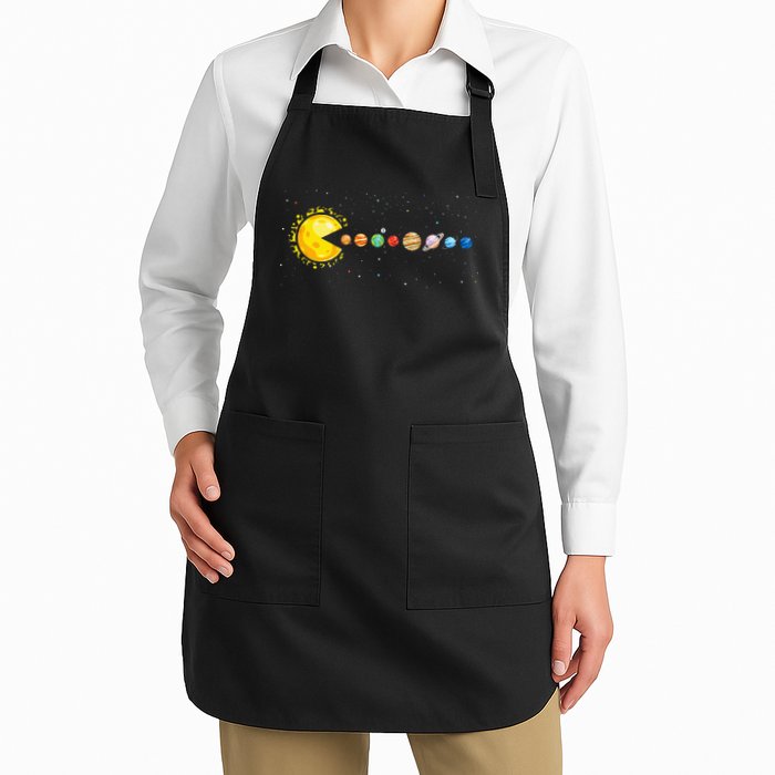Space Astronomer Science Astronaut Sun Eat Planet Video Game Apron