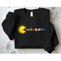 Space Astronomer Science Astronaut Sun Eat Planet Video Game Sweatshirt