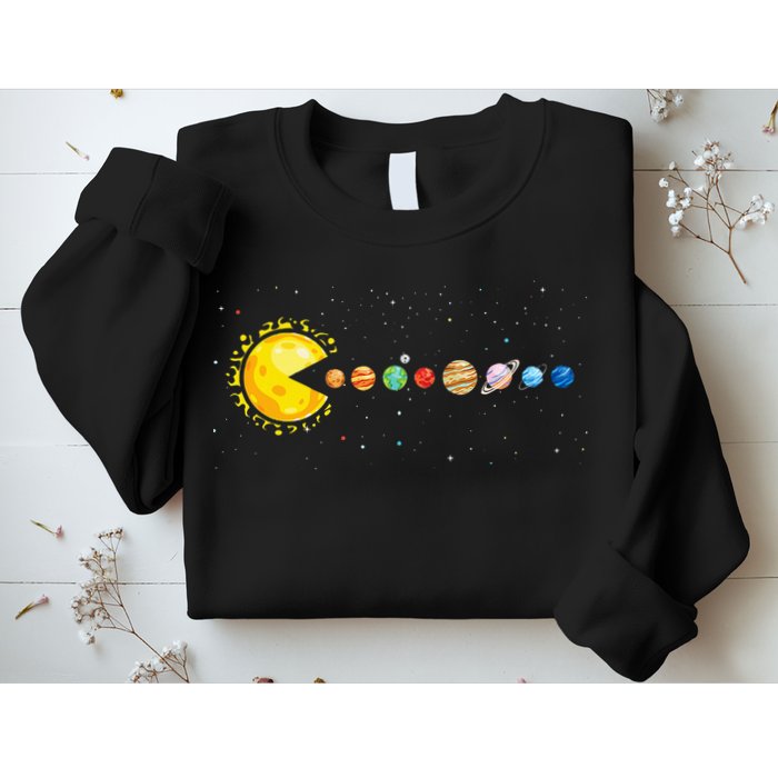 Space Astronomer Science Astronaut Sun Eat Planet Video Game Sweatshirt
