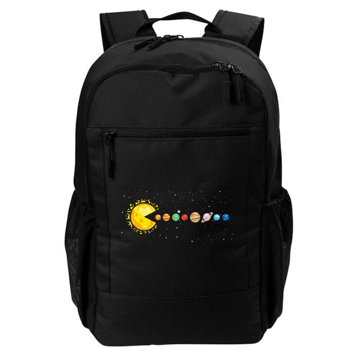 Space Astronomer Science Astronaut Sun Eat Planet Video Game Backpack