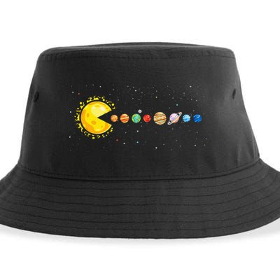 Space Astronomer Science Astronaut Sun Eat Planet Video Game Sustainable Bucket Hat