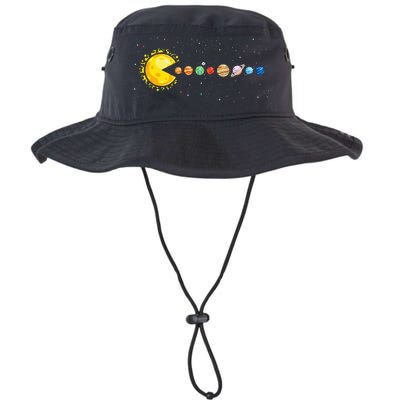 Space Astronomer Science Astronaut Sun Eat Planet Video Game Bucket Hat