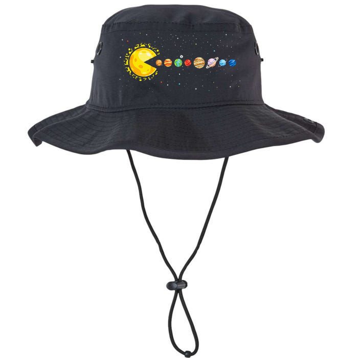 Space Astronomer Science Astronaut Sun Eat Planet Video Game Bucket Hat