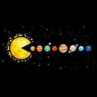 Space Astronomer Science Astronaut Sun Eat Planet Video Game 16 in Basic Backpack