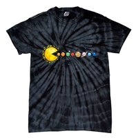 Space Astronomer Science Astronaut Sun Eat Planet Video Game Tie-Dye T-Shirt