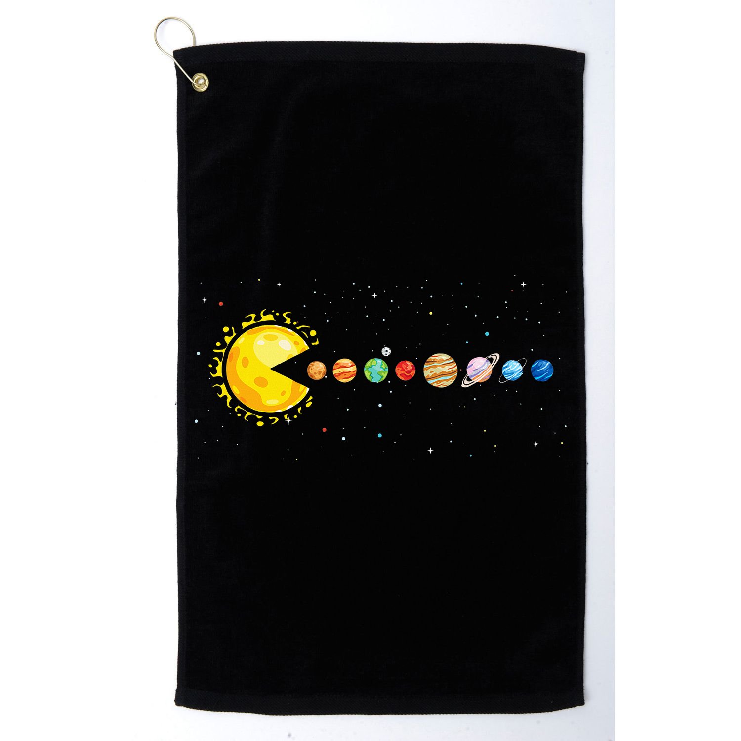 Space Astronomer Science Astronaut Sun Eat Planet Video Game Golf Towel