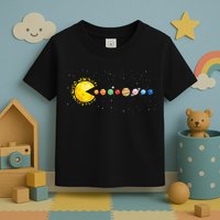 Space Astronomer Science Astronaut Sun Eat Planet Video Game Toddler T-Shirt