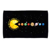 Space Astronomer Science Astronaut Sun Eat Planet Video Game Microfiber Hand Towel