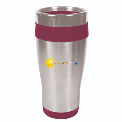 Space Astronomer Science Astronaut Sun Eat Planet Video Game 16oz Travel Tumbler