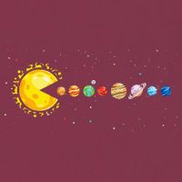 Space Astronomer Science Astronaut Sun Eat Planet Video Game 16oz Travel Tumbler
