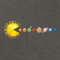 Space Astronomer Science Astronaut Sun Eat Planet Video Game Cotton Canvas Backpack