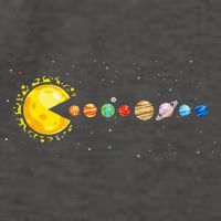 Space Astronomer Science Astronaut Sun Eat Planet Video Game Vector Backpack