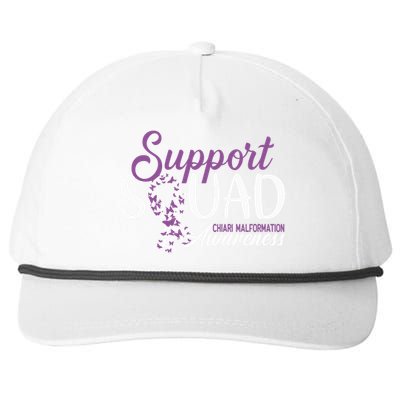 Support Awareness Squad I CM Cerebellum Chiari Malformation Snapback Five-Panel Rope Hat