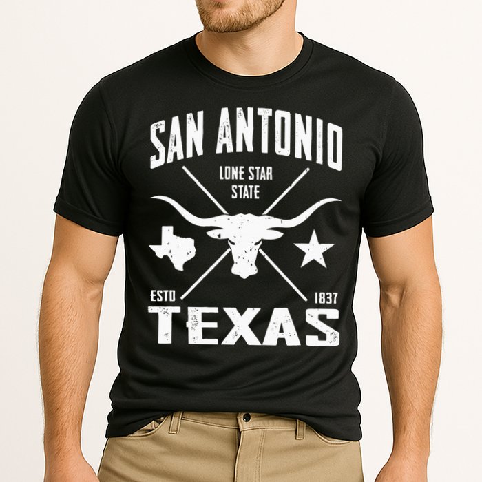 San Antonio Cooling Performance Crew T-Shirt