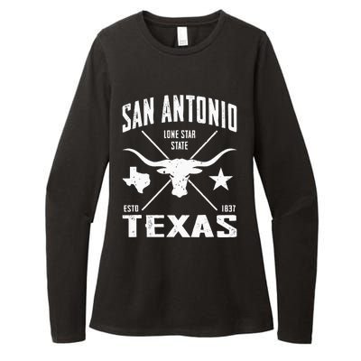 San Antonio Womens CVC Long Sleeve Shirt