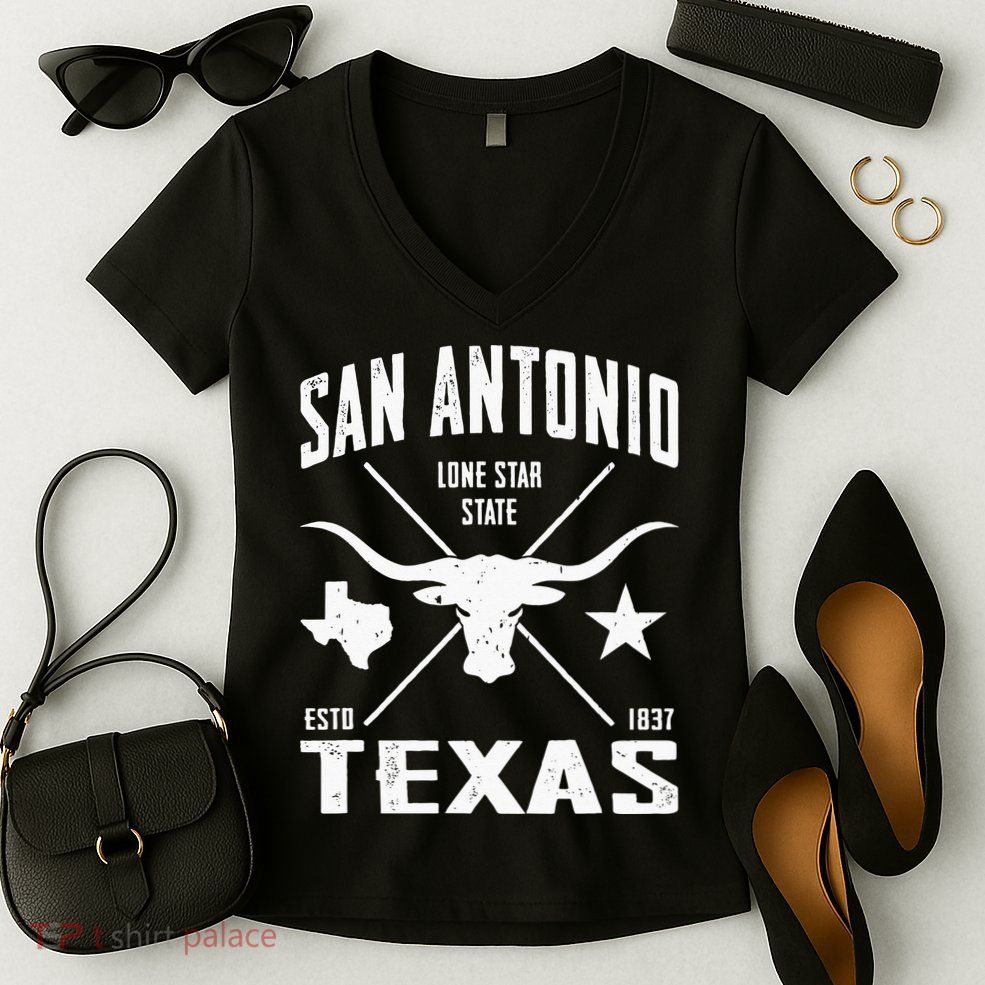 San Antonio Women's V-Neck T-Shirt