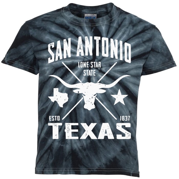 San Antonio Kids Tie-Dye T-Shirt