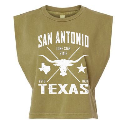 San Antonio Garment-Dyed Women's Muscle Tee