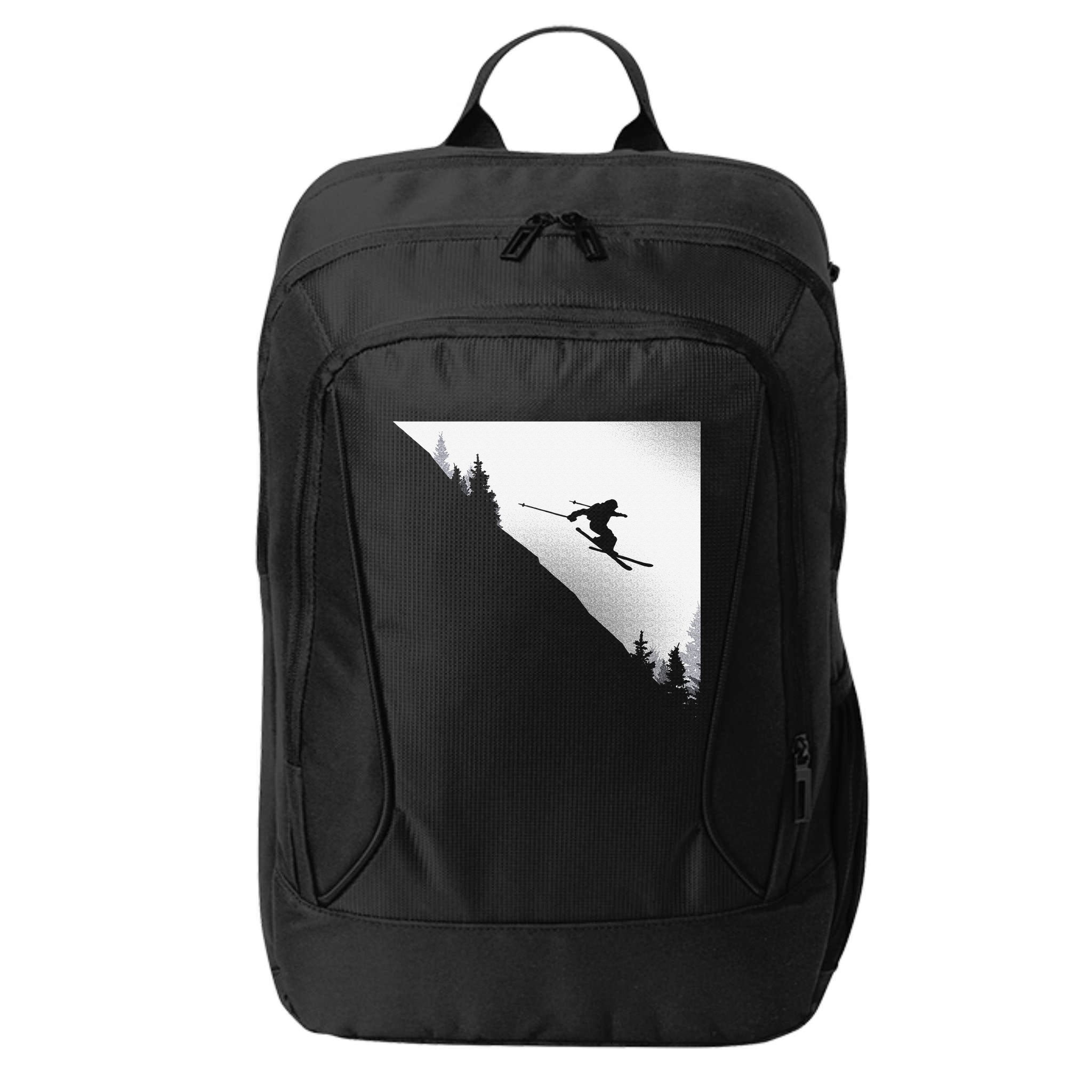Ski Apparel Skiing Skier Ski City Backpack