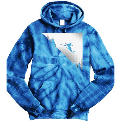Ski Apparel Skiing Skier Ski Tie Dye Hoodie