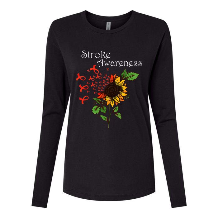 Stroke Awareness Stroke Survivor Stroke Design Womens Cotton Relaxed Long Sleeve T-Shirt